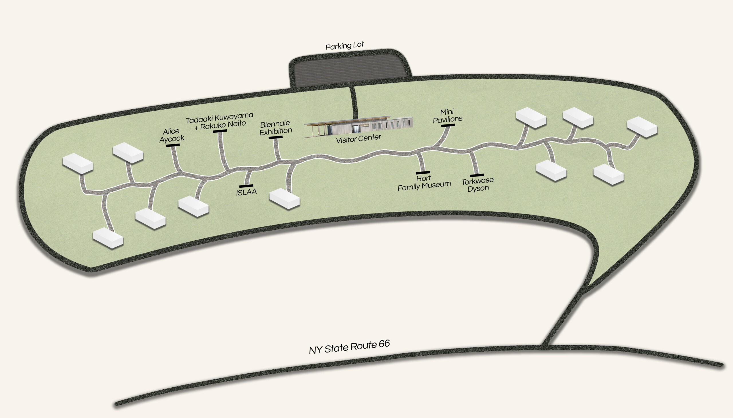 Art Omi Pavilions Site Plan 2024